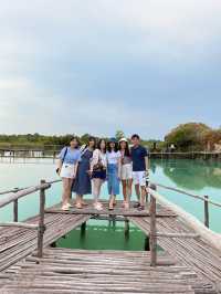 🇮🇩 Blue Lake in Bintan: Sun, Scenery, and Serenity☀️