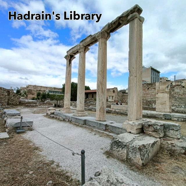 Athens Archaeological site: Hadrian's Library 