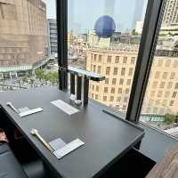 【大阪・難波】景色を眺めながら味わう創作和食「難波ちょうつがひ」