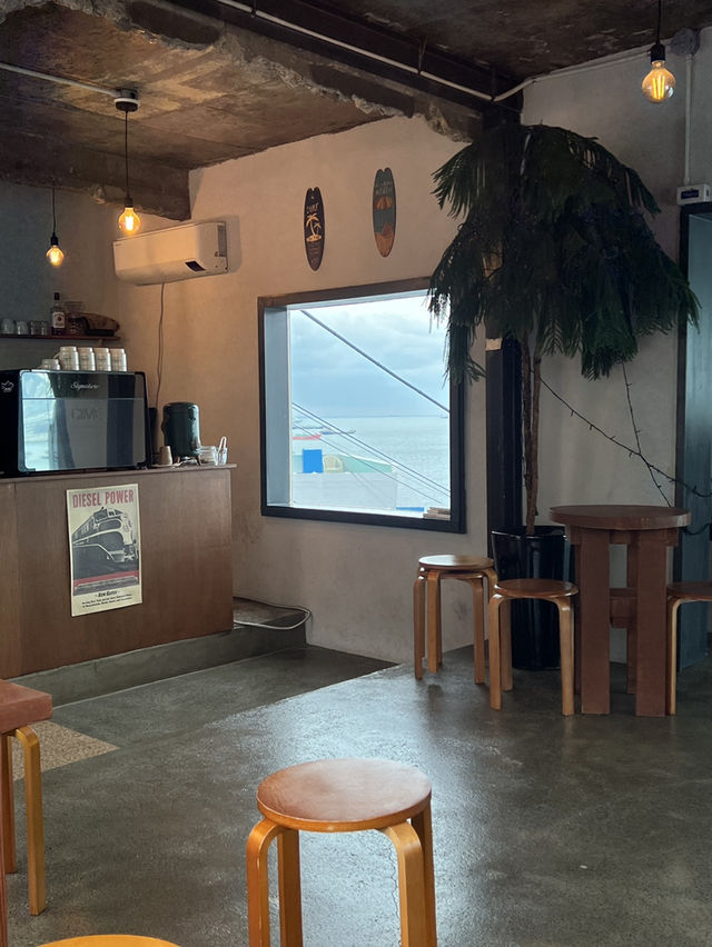 🧇🍹부산 영도 카페 흰여울문화마을 앞 더해빙 