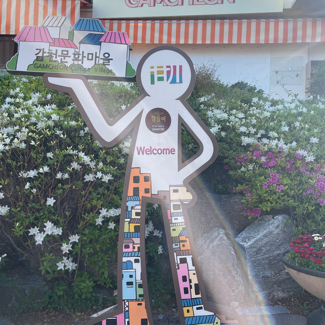 釜山の絶景！甘川文化村　BTSの壁画