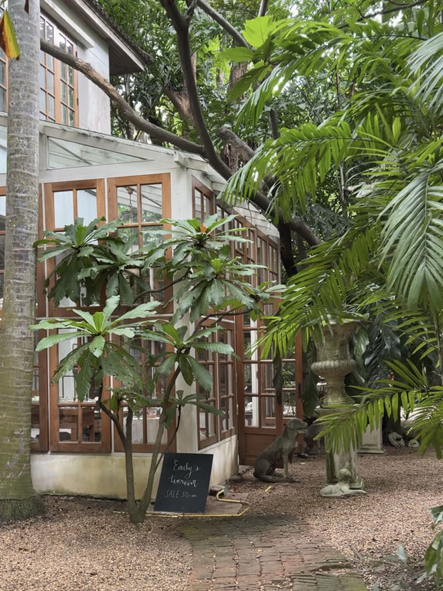 Little tree garden cafe 🌳🧺🪑🚪🪴