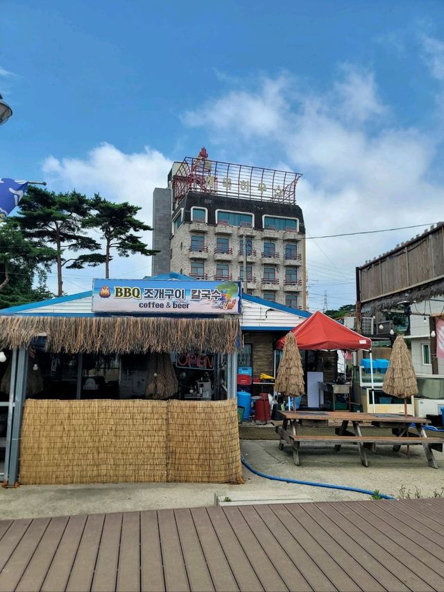 당진 여름여행지로 강추하는 왜목마을 해수욕장🏖
