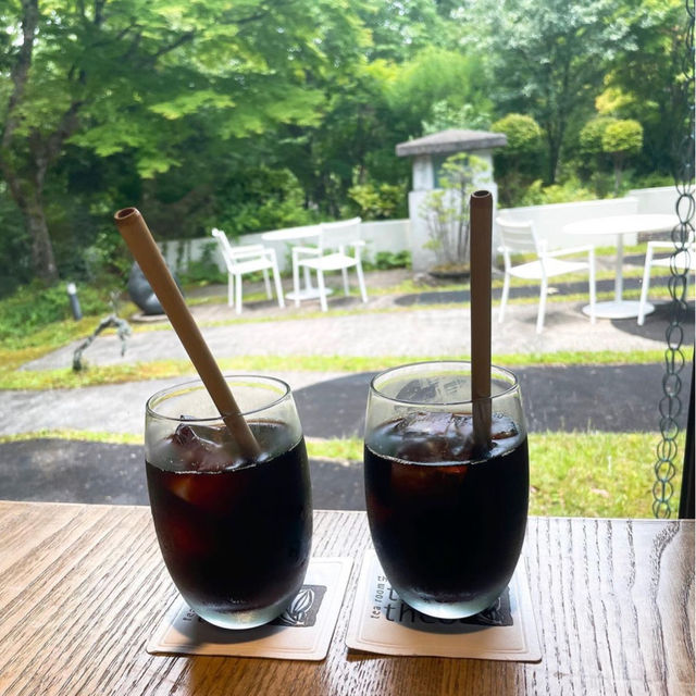 【湯布院】湯布院旅館御三家 山荘無量塔のカフェでランチ☕️