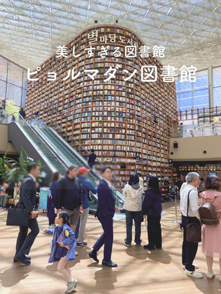 【美しすぎる図書館📚ピョルマダン図書館🇰🇷】