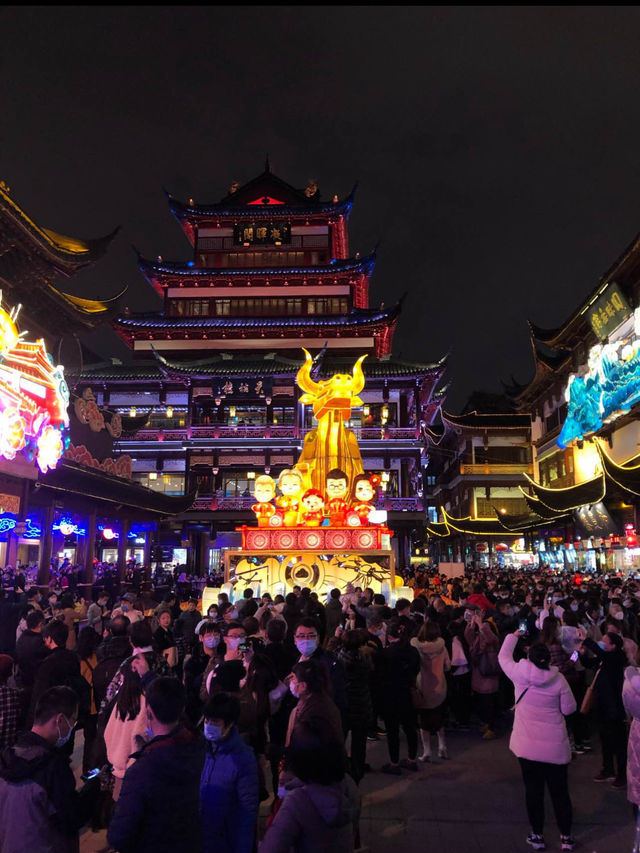 Year of the Ox at Shanghai Yuyuan Lantern Festival 🇨🇳