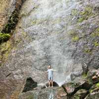 Fresh waterfall in summer season 