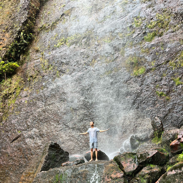Fresh waterfall in summer season 