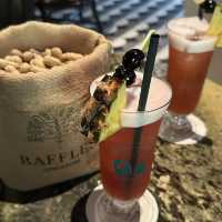 シンガポール老舗バー“Long Bar“でsingapore slingを堪能✨