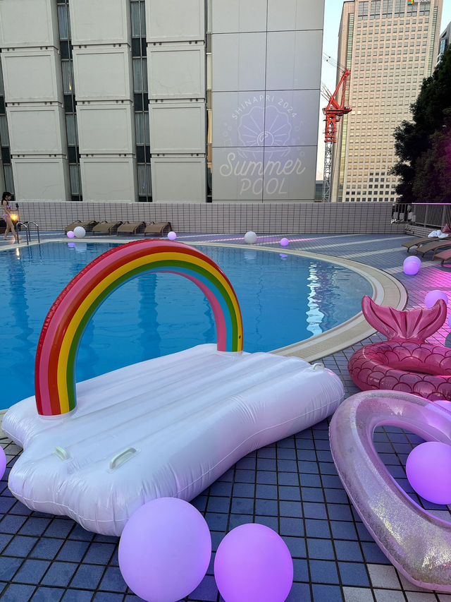 品川プリンスホテルの可愛すぎるナイトプール🦄🌞🌴