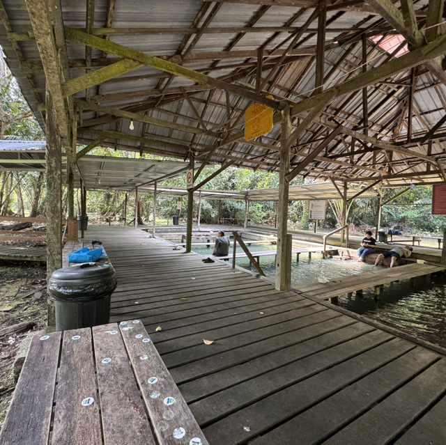 One of the iconic hot spring in kuching - Kampung Panchor Hot Spring