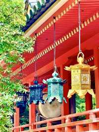 【京都府】青空に映える朱塗りの社殿