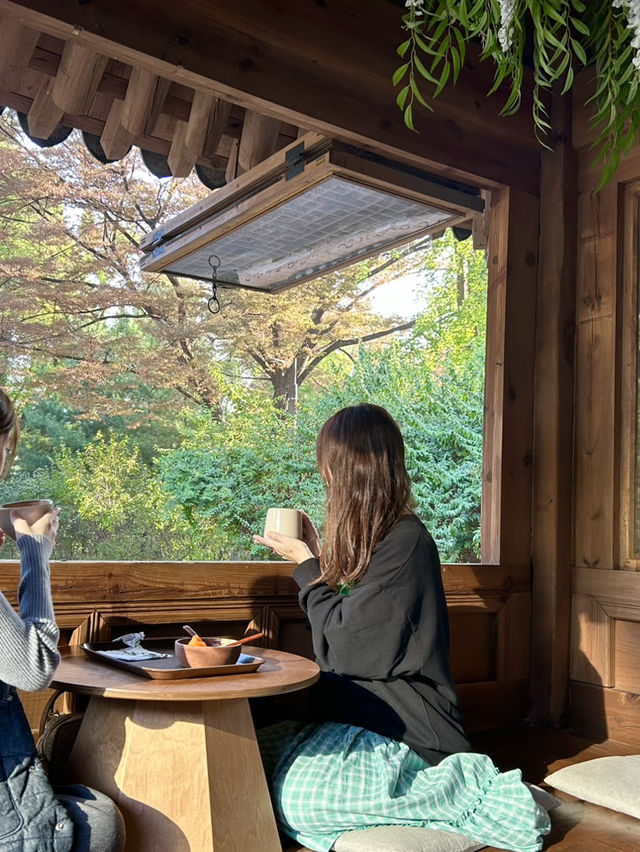 【韓国 ソウル】公園の中にある絶景の韓屋カフェ🌳
