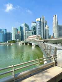 シンガポール　シンガポール観光　Waterfront Promenadeからのマリーナ湾も最高だぞ！