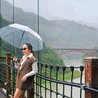 Wulai Suspension Bridge ☔️