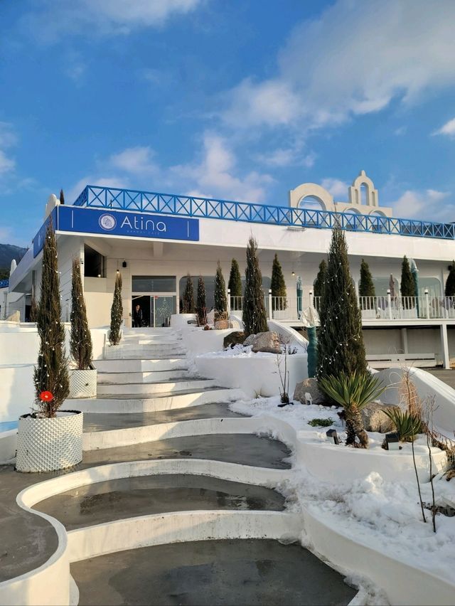 눈내리면 가야할 남원 그리스카페 아티나🩵