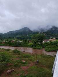 Sapan in rainy season.Nan province,Thailand