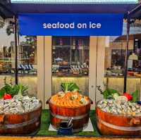 seafood buffet ริมทะเล ชมวิวพระอาทิตย์ตก