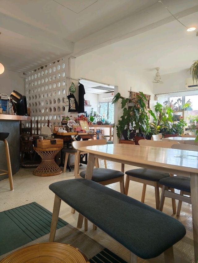 Finding Peace in a Hidden Green Cafe