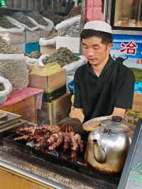 A Foodie’s Delight: Lamb Skewers on Xia Nan Guan Street, Xining