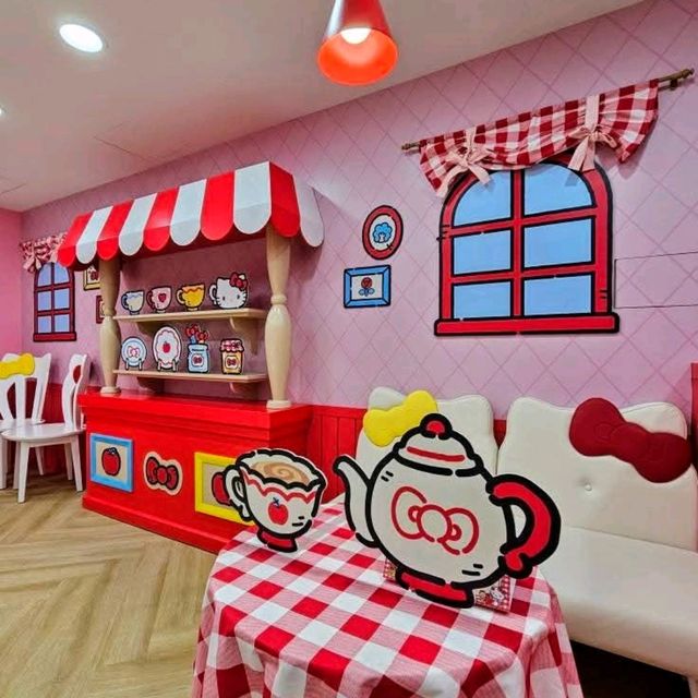 粉絲必朝聖！Hello Kitty Apple Cafe 韓國首爾明洞