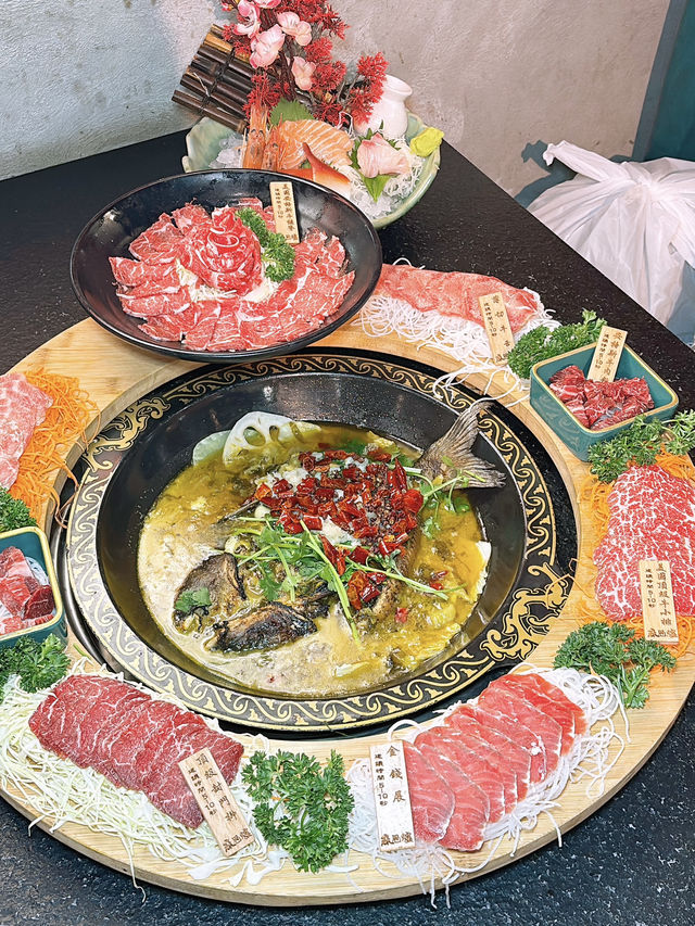 🎏一個價錢打孖上‼️又食火鍋又食烤魚🔥