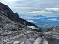 The breathtaking views during descent from Low’s Peak