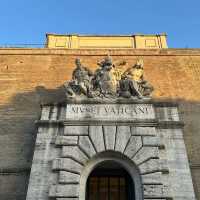 🎨✨ "A Brush with Divinity: One Heavenly Day in the Vatican Museums’ Courtyard
