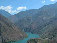 Even the bus ride from Lijiang to Lugu lake is eye-candy