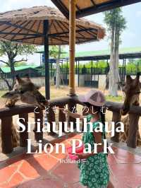 📍こどもとたのしむ【Sriayuthaya Lion Park】  動物との距離が近すぎて、大人も子供も楽しめる動物園
