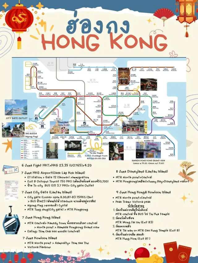 แจกพิกัดเดินทาง Hongkong