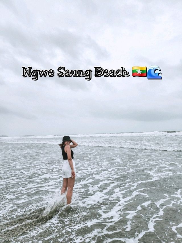Rainy Season Escape to Ngwe Saung Beach 🌊💙