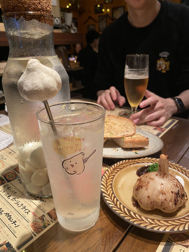 【東京/中野】ニンニク好きは絶対行って！！🧄ニンニクバル🩵