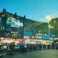 Asphalt Stretch and Underpass Spot at the End of Zhongyang Pedestrian Walking Street
