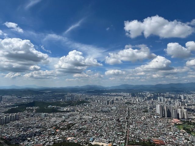 【大邱必訪秘境】前山公園纜車 × 雙觀景台 —— 在地人後花園，俯瞰全城最美全景！