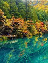 JIUZHAIGOU, CHINA – VALLEY OF FIVE COLORS