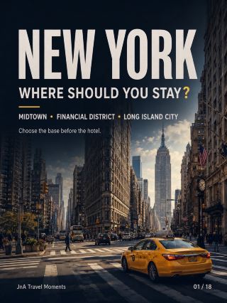 คู่มือเลือกที่พักสำหรับเที่ยวนิวยอร์กครั้งแรก: Midtown Manhattan, Financial District หรือ Long Island City ดี?