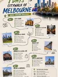 🇦🇺 7 Days in Melbourne ✨ | City Walk, Food & Coastal Views