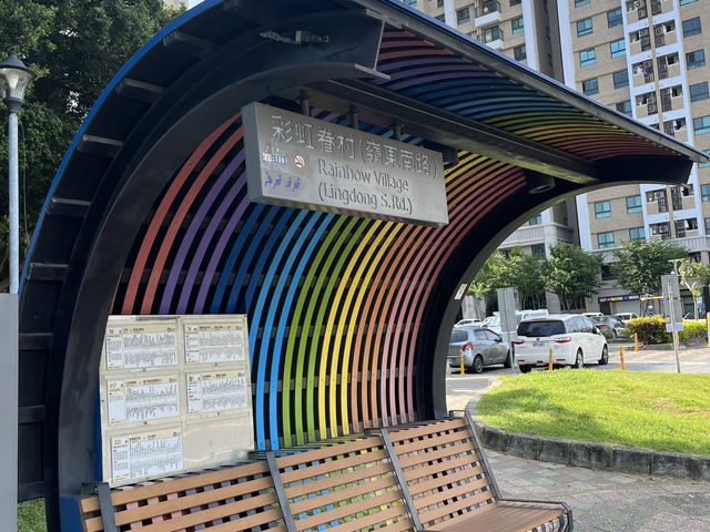 ［台中］一個人的畫筆，拯救一座村莊！走進彩虹爺爺的童話世界 🌈