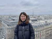 巴黎居然有免費觀景台😱去shopping之餘仲可以去打卡嘅 Galeries Lafayette 🛍️