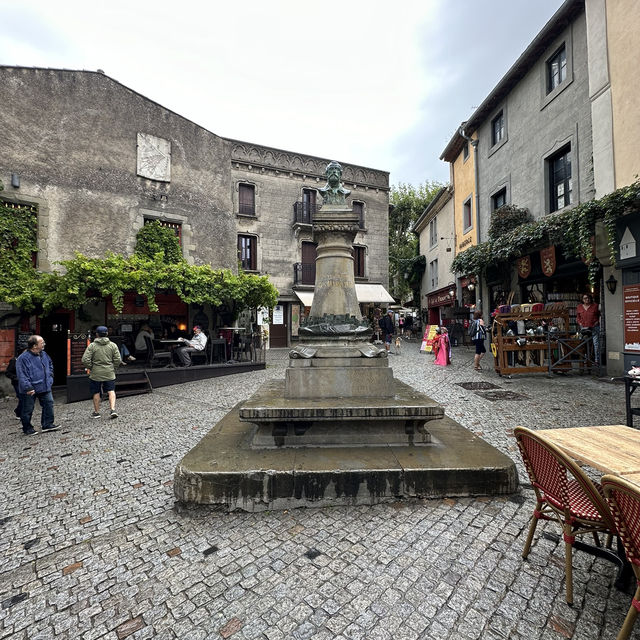 Medieval city in France