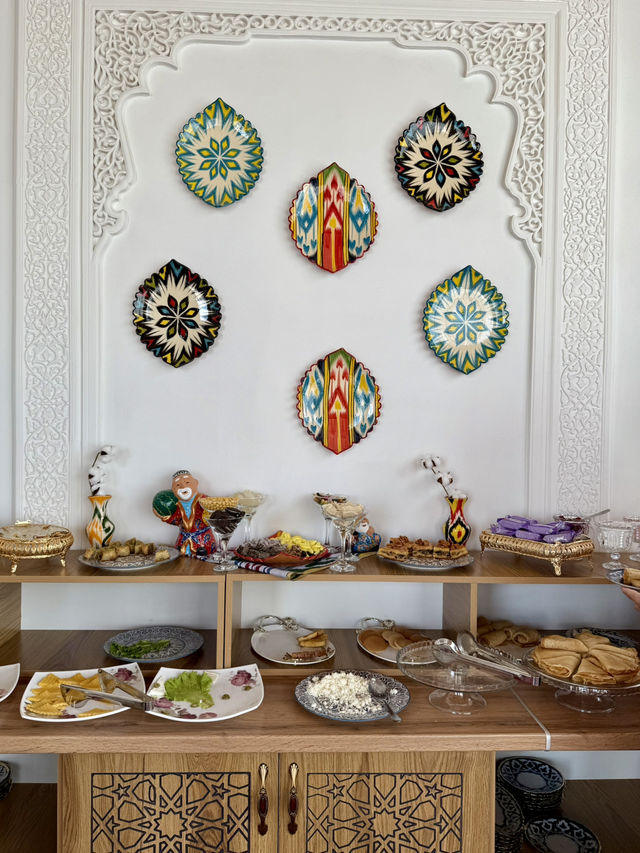 Spring Mornings in Bukhara – Breakfast on the Terrace