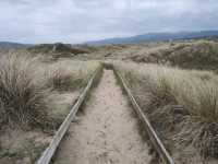 Dunes of fun in Ynyslas, Wales.