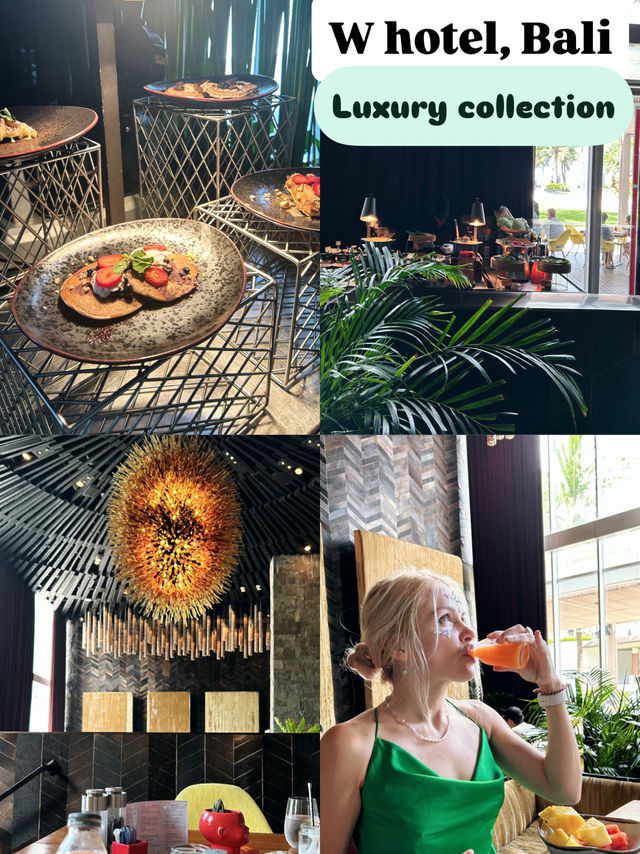W hotel Bali luxury breakfast! Just try and never forget  W hotel Bali luxury breakfast! Just try and never forget