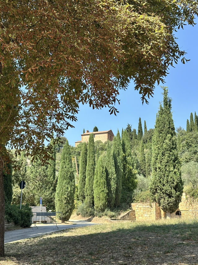 Visiting the Gladiator movie film location in Pienza Tuscany