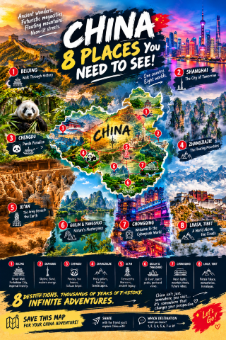 CHINA IS CALLING❤️ THE 8 PLACES THAT WILL BLOW YOUR MIND🤯✨