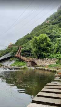 夏日溜娃玩水—神堂峪棧道