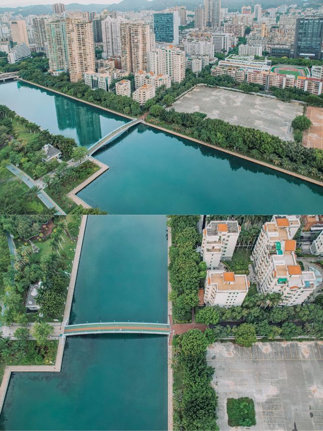 “人在海上，海在城中”說的就是廈門白鷺洲筼筜湖！