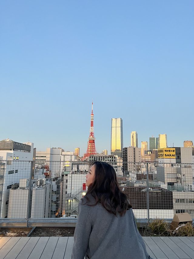 東京濱松町「Nine Hours」 頂樓免費看東京鐵塔