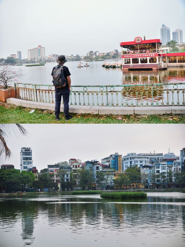 越南竟然也有西湖，湖邊全是咖啡館！